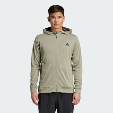 Train Essentials Camo Kapuzenjacke