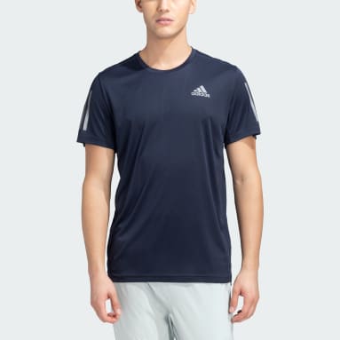 Men Running Blue OWN THE RUN TEE