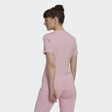 Women Sportswear Pink Essentials Slim Logo Tee