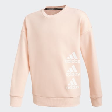 Girls Training Pink Must Haves Crew Sweatshirt