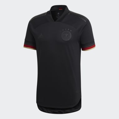 Football Black Germany Away Authentic Jersey