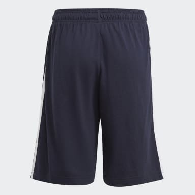 Boys Lifestyle Blue adidas Essentials 3-Stripes Shorts