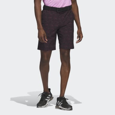 Men's Golf Black Textured 9-Inch Golf Shorts