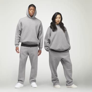 Buzo con Capucha Basketball Heather Gris Basketball