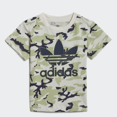 Camo T-skjorte Grå