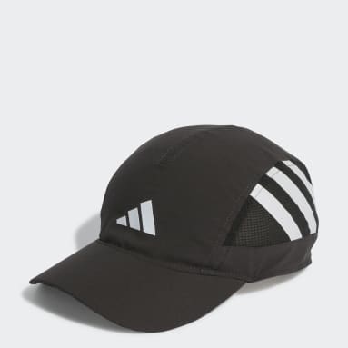Training Black 3-Panel HEAT.RDY Training Running Sport Cap