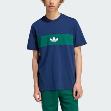 ผู้ชาย Originals สีน้ำเงิน เสื้อยืด NY Cutline