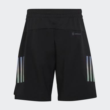 Boys Sportswear Black AEROREADY 3-Stripes Woven Shorts