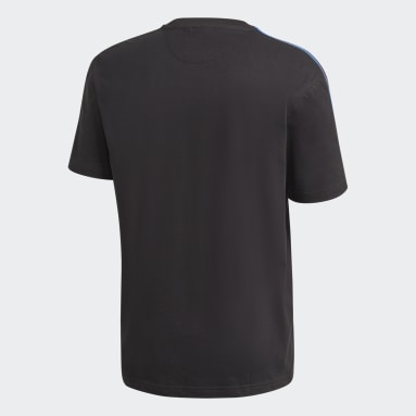 T-shirt 3-Stripes Trefoil 3D Adicolor Preto Homem Originals