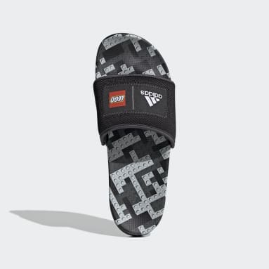 Ženy Sportswear čierna Šľapky adidas Adilette Comfort x LEGO®