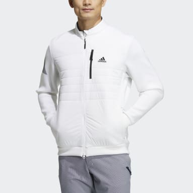 남성 Golf White 윈드레디 3-바 긴팔 재킷