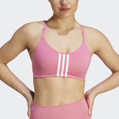 Women's Yoga Pink adidas Aeroimpact Training Light-Support Bra