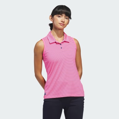 PLAYERA POLO SIN MANGAS PERFORMANCE STRIPE