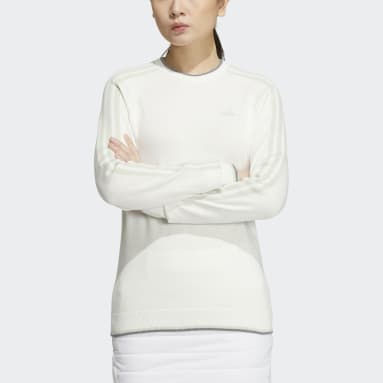 Women Golf White 3S 긴팔 풀오버 스웨터