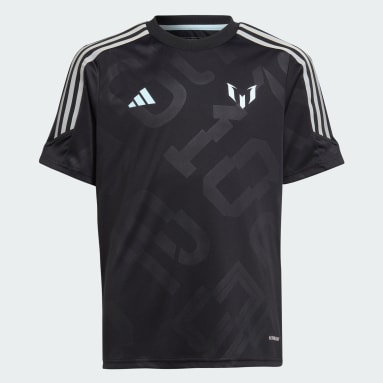 키즈 Football Black 메시 트레이닝 저지
