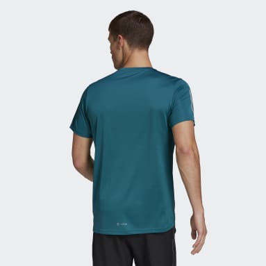 Heren Hardlopen Turquoise Own the Run T-shirt