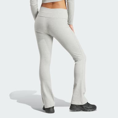 Pantaloni Essentials Rib Flared Grigio Donna Originals