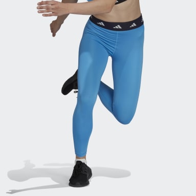 Ženy Cvičení A Trénink modrá Legíny Techfit 7/8
