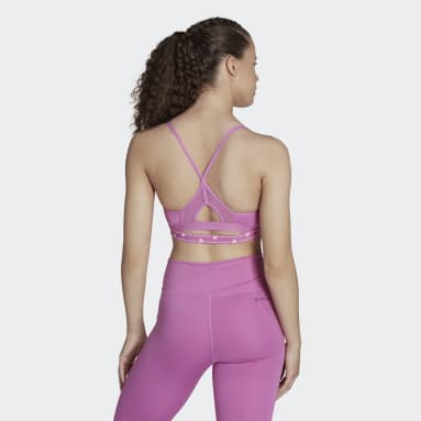 Women Yoga Purple Aeroreact Training Light-Support Bra