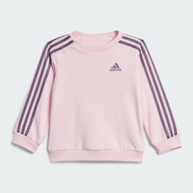 Tuta Essentials 3-Stripes Jogger Infant Rosa Bambini Sportswear
