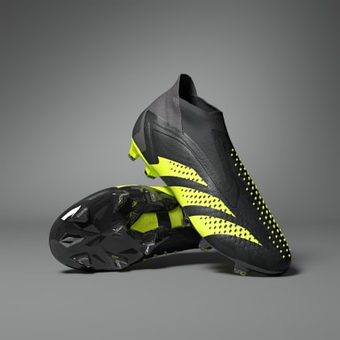 Soccer Black Predator Accuracy Injection+ Firm Ground Soccer Cleats