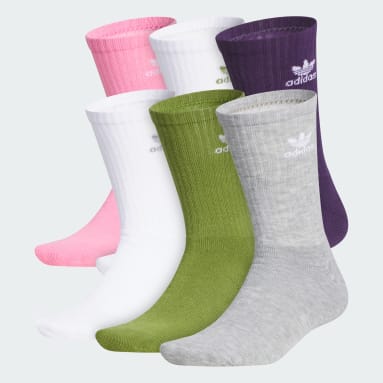 Trefoil Crew Socks 6 Pairs