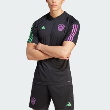 Camisola de Treino Tiro 23 do FC Bayern München Preto Homem Futebol