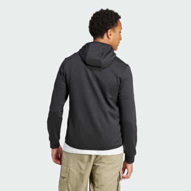 Casaco de Penas com Capuz Essentials Preto Homem Sportswear