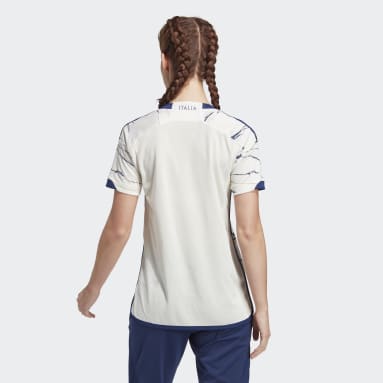 Italy Women's Team 23 Away Jersey Bialy