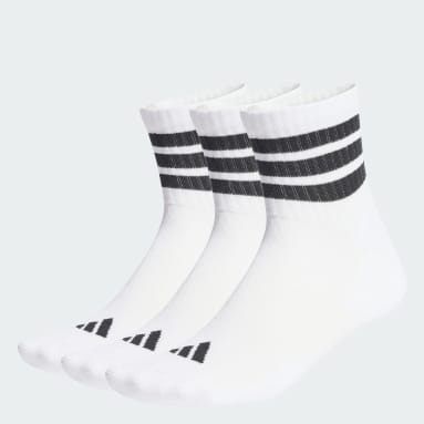 PONOŽKY 3 STRIPES CUSHIONED SPORTSWEAR MID CUT – 3 PÁRY
