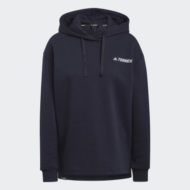 Felpa con cappuccio Terrex Logo Graphic Blu Donna TERREX