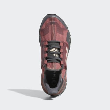 Ultraboost DNA City Explorer Outdoor Trail Running Sportswear Lifestyle Shoes Czerwony