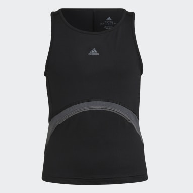 Camisola de Alças para HIIT AEROREADY Preto Raparigas Ginásio E Treino