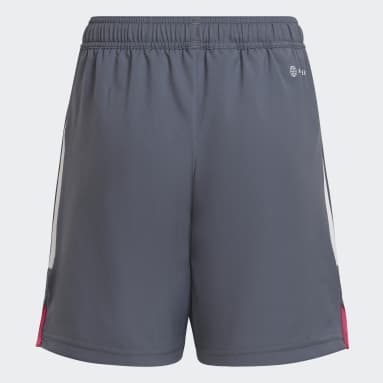 Grey adidas online football shorts