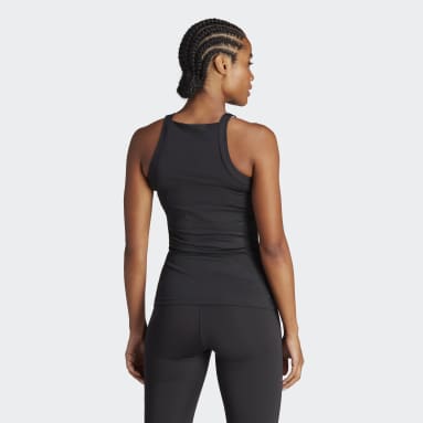 Camiseta de tirantes AEROREADY Train Essentials Minimal Branding Negro Mujer Gimnasio Y Entrenamiento