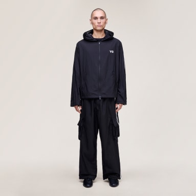 PANTALÓN ESTILO CARGO DE NAILON CON CORDONES Y-3 3 STRIPES