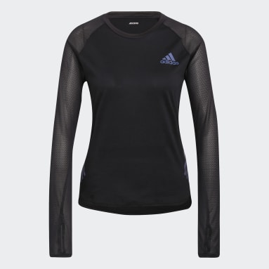 Maglia da running Parley adizero Long Sleeve Nero Donna Running