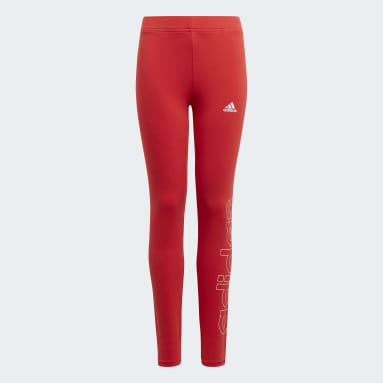 adidas red leggings