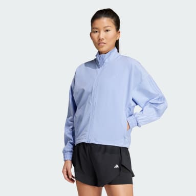 เสื้อแจ็คเก็ตผ้าทอ Pacer All Gym Tonal 3-Stripes