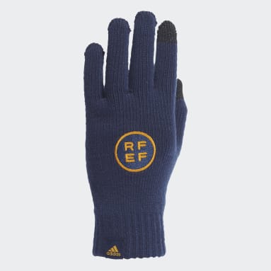 Football Blue Spain Knit Gloves