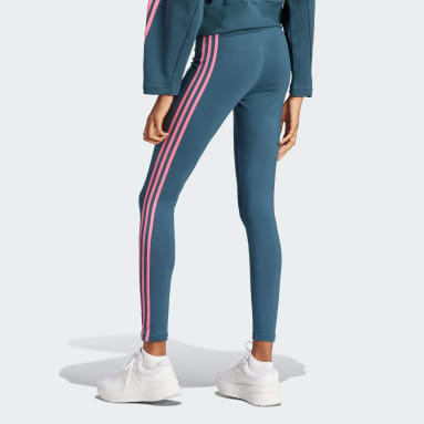 Buy adidas Pink Sportswear Essentials 3 Stripes High Waisted Single Jersey  Leggings from Next Australia