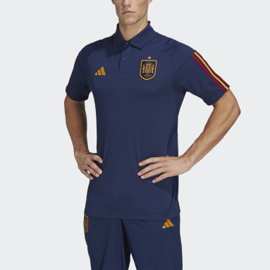 Άνδρες Ποδόσφαιρο Μπλε Spain Polo Shirt