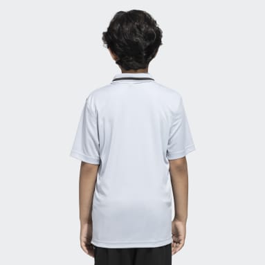 Girls Training Grey B 3S PRINT POLO