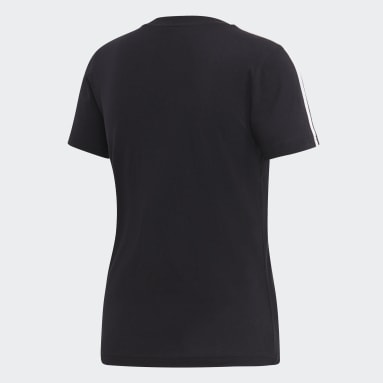 Essentials 3-Stripes Tee Czerń