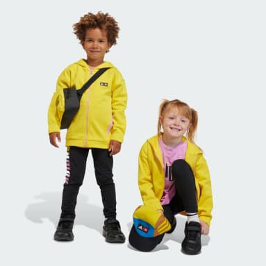 Casaco com Capuz adidas x Classic LEGO® Amarelo Criança Sportswear