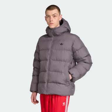 Tonal Hooded Puffer jakke
