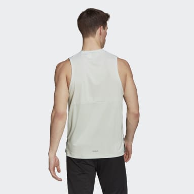 Polera sin mangas AEROREADY Yoga Verde Hombre Training
