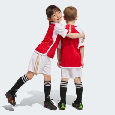 Minikit Principal 23/24 do Arsenal Vermelho Criança Futebol