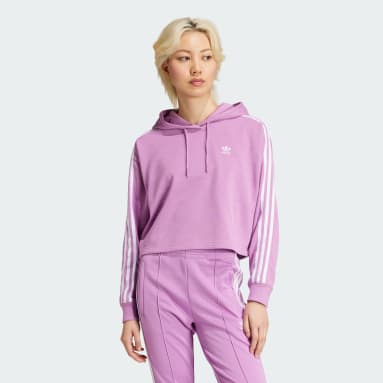Adicolor 3-Stripes Short Kapüşonlu Üst