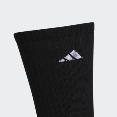 adidas, Underwear & Socks, Adidas Mens Cushioned Aerorrady Crew 6 Pair  Black Sock